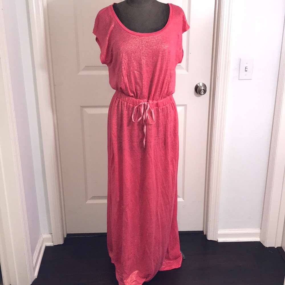 NWOT Tommy Hilfiger Glitter Jersey Maxi Dress